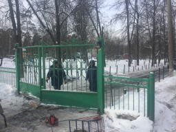 Ворота на Советской улице восстановлены!
