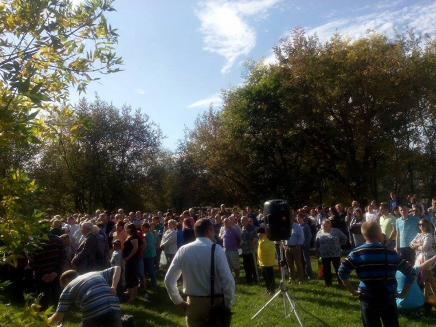 МИТИНГ ЖИТЕЛИ п. РУБЛЁВО Против Дороги