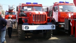Пожар в здании Рублевских Бань