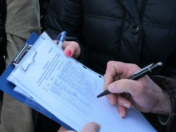 Сбор подписей под замечания к ПЗЗ о посёлке Рублёво