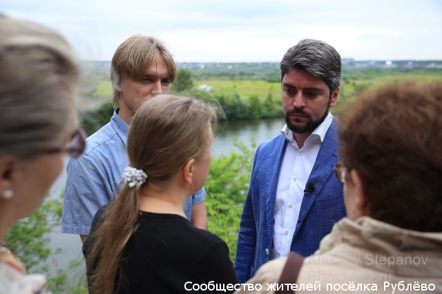 В Рублёво прошла встреча с кандидатом в Мэры по проблеме застройки зоны санитарной охраны