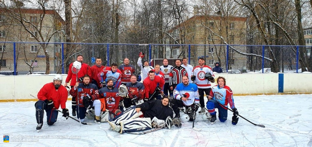 Сборная команда Рублёво по хокею "Рублёвские соколы" одержала победу 0
