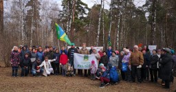 Жители Рублёво вышли на первый апрельский субботник!