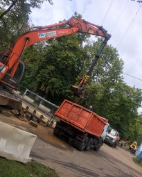 О нарушениях при проведении работ по прокладке водовода в Рублёво-Архангельское